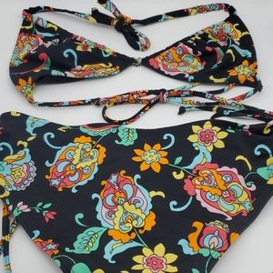 Vibrant Paisley 2 Piece Swim Suit